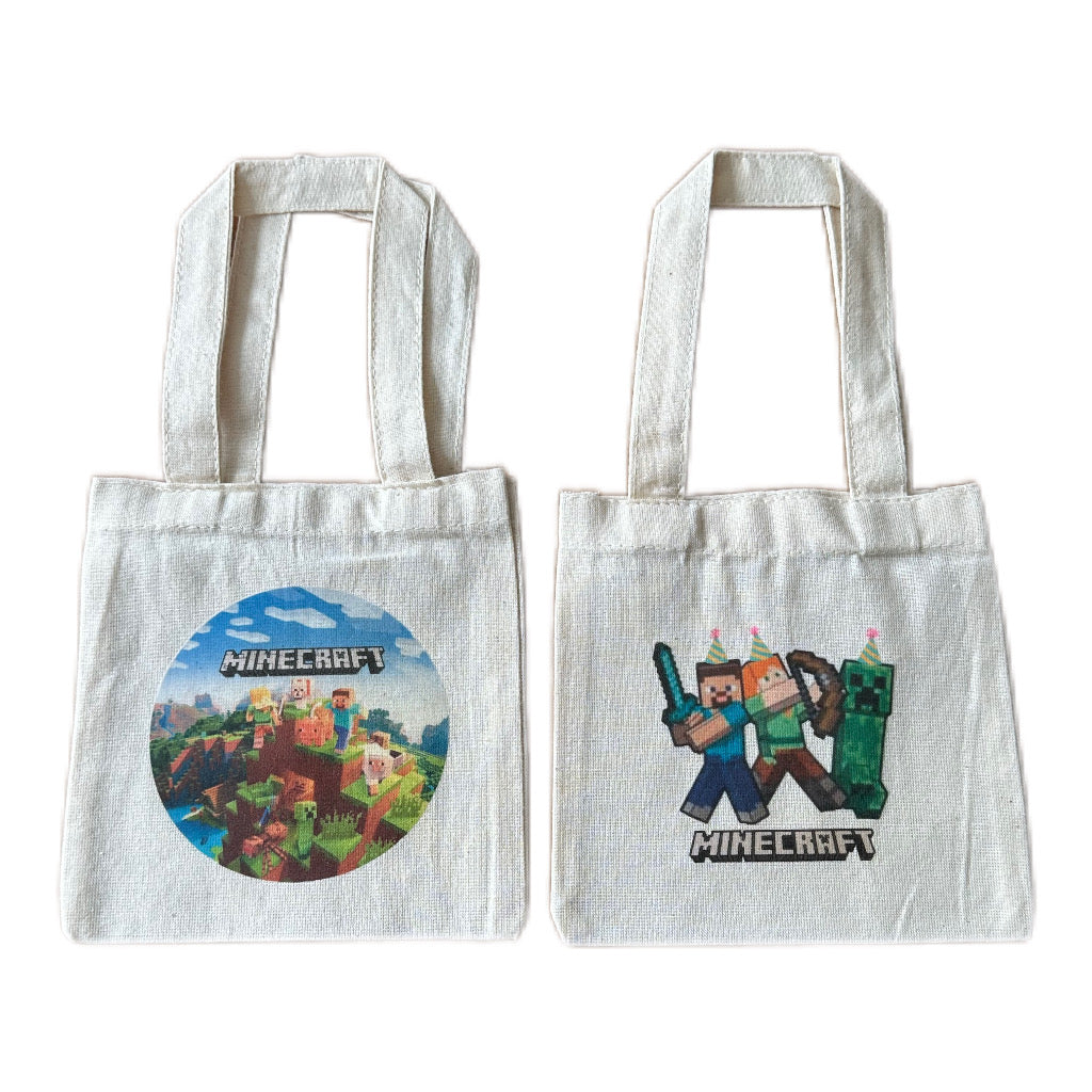 Mini Minecraft Tote Bags