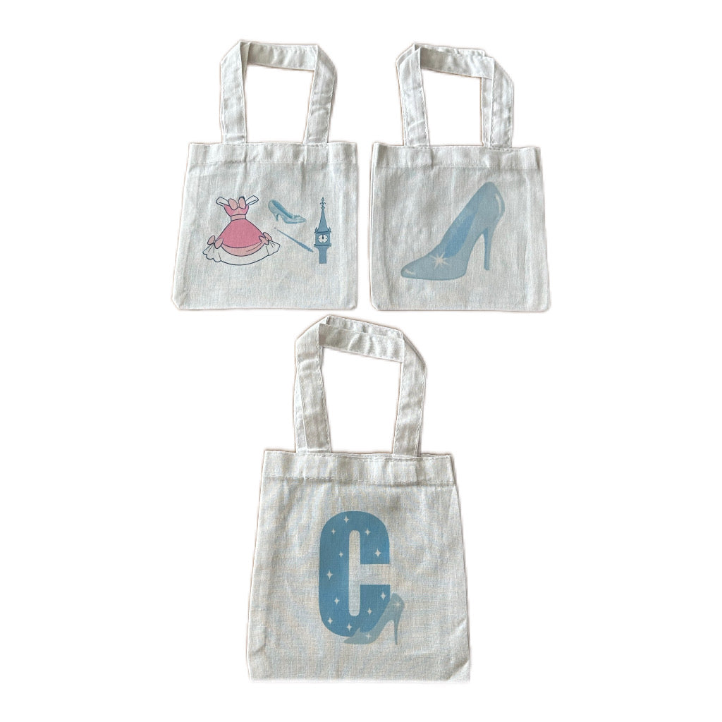 Mini Cinderella Tote Bags