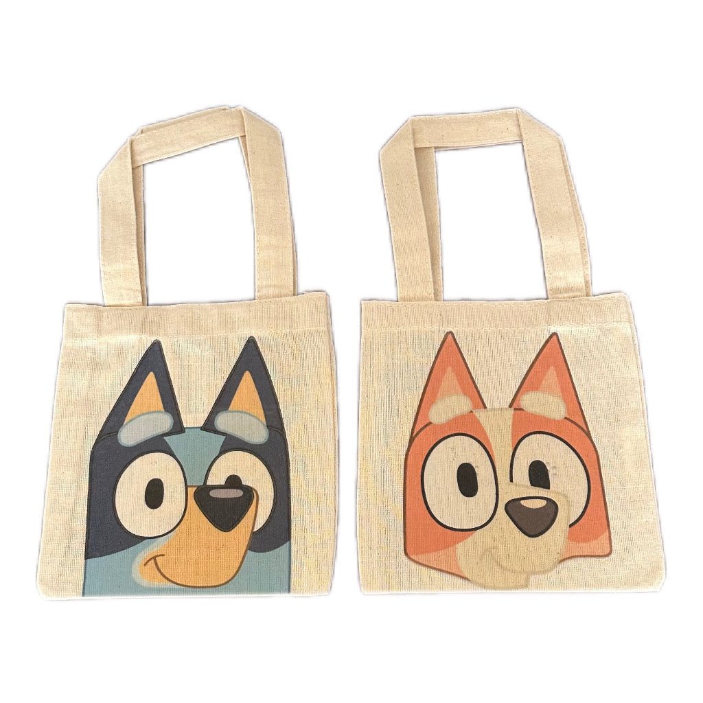 Mini Bluey & Bingo Tote Bags