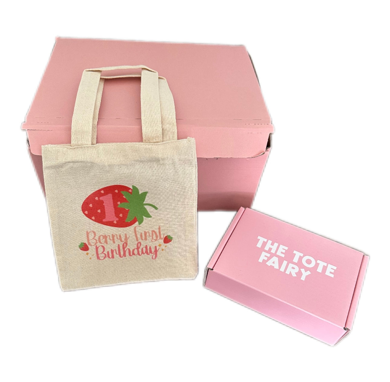 Berry First Birthday Party Favor Bags